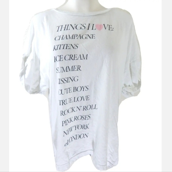 Wildfox Things I love Graphic Tee - Picture 2 of 4